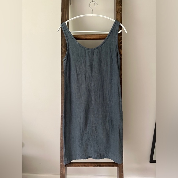 Linen apron dress with pocket size xs - Picture 2 of 13